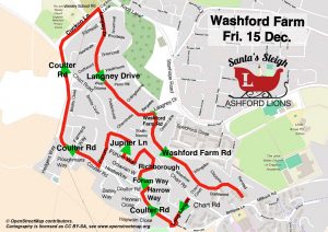 Santa map: Washford Farm