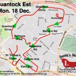 Santa Map: Quantock Drive