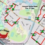Santa Map: Around Hythe Road