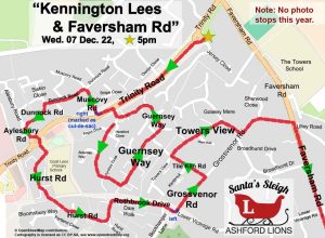 Route 2022-December_07th Kennington-Lees-&-Faversham-Rd